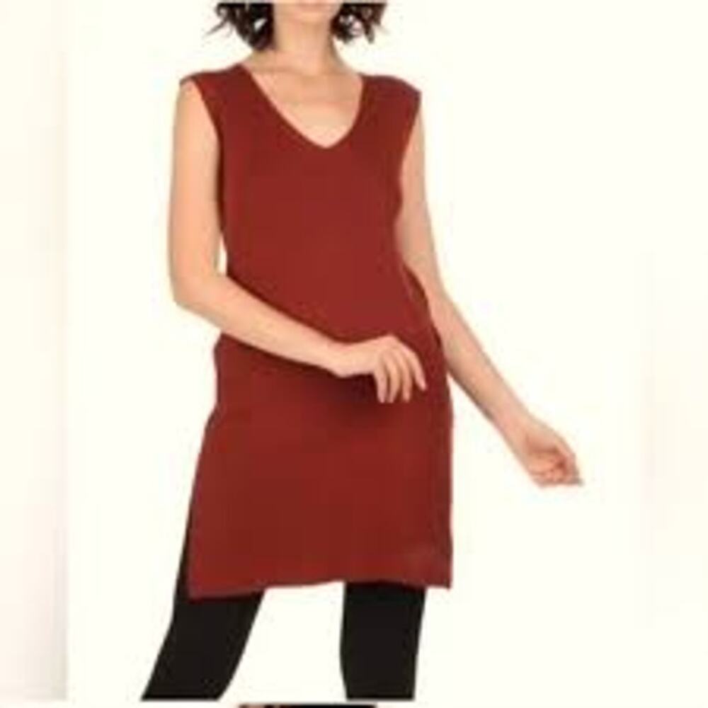 MASSIMO DUTTI Rib Knit Tunic